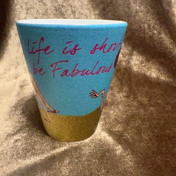 Florida Beach Cup Mug "Life is Short be Fabulous" - Picture 3 of 11